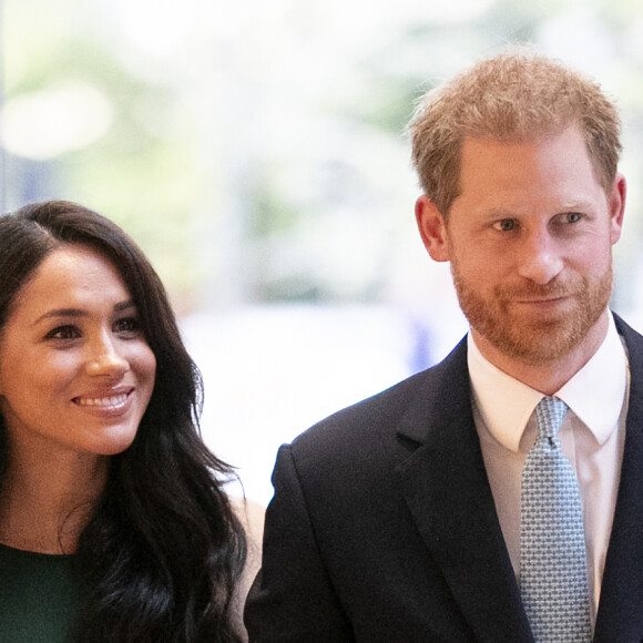 Le prince Harry, duc de Sussex, et Meghan Markle, duchesse de Sussex, arrivent à la cérémonie des WellChild Awards à Londres le 15 octobre 2019.