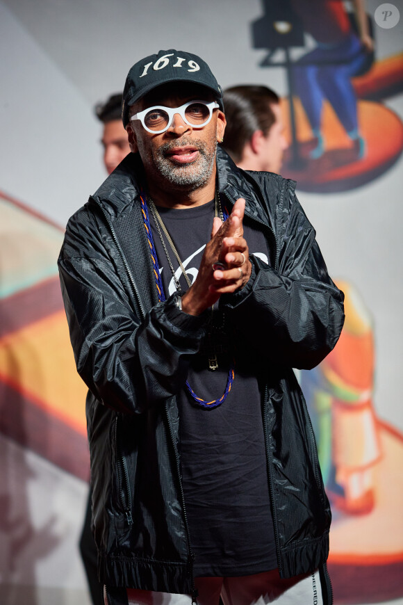 Spike Lee à la première du film "American Skin" lors de la 76e édition du Festival du Film de Venise, la Mostra, sur le Lido de Venise, Italie, le 1er septembre 2019.
