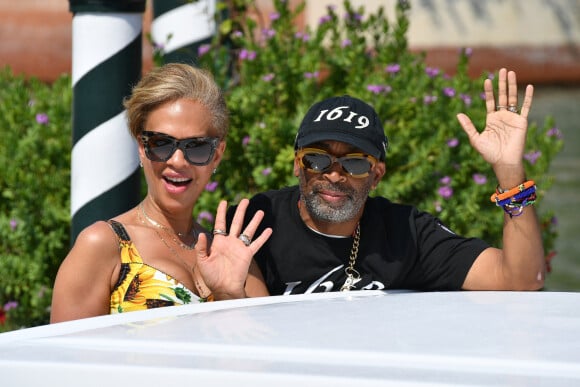 Tonya Lewis Lee et son mari Spike Lee - People au Lido lors du 76e Festival du Film de Venise, la Mostra à Venise en Italie le 31 Août 2019.