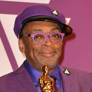 Spike Lee (Oscar du meilleur scénario adapté pour le film "BlacKkKlansman : J'ai infiltré le Ku Klux Klan") - Pressroom de la 91e cérémonie des Oscars 2019 au théâtre Dolby à Los Angeles, le 24 février 2019.