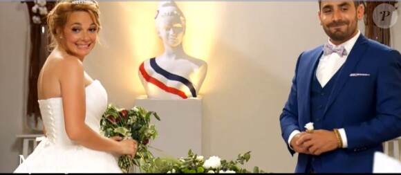 Mariage de Romain et Delphine dans "Mariés au premier regard 2020", le 6 janvier, sur M6