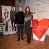 Bastian Schweinsteiger et sa femme Ana Ivanovic lors de la présentation de la collection capsule Ana & Bastian Love Brax dans le cadre de la semaine de la mode Mercedes-Benz à Berlin, Allemagne, le 14 janvier 2020.