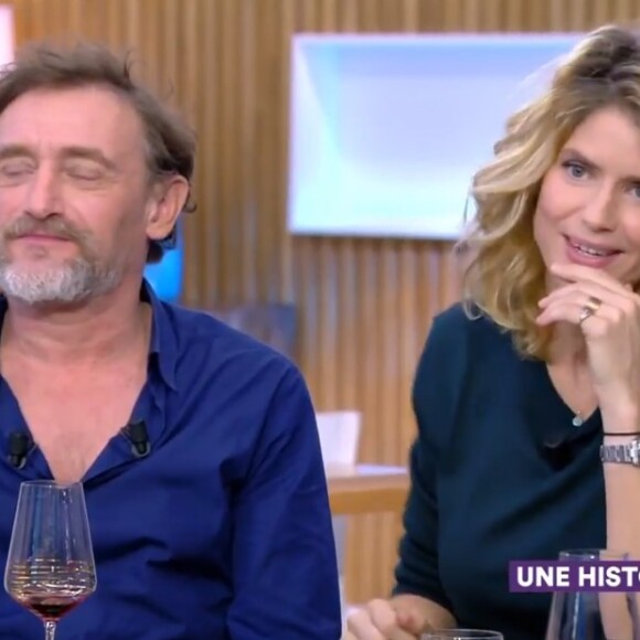 Jean-Paul Rouve et Alice Taglioni dans C à vous, le 15 janvier 2020.