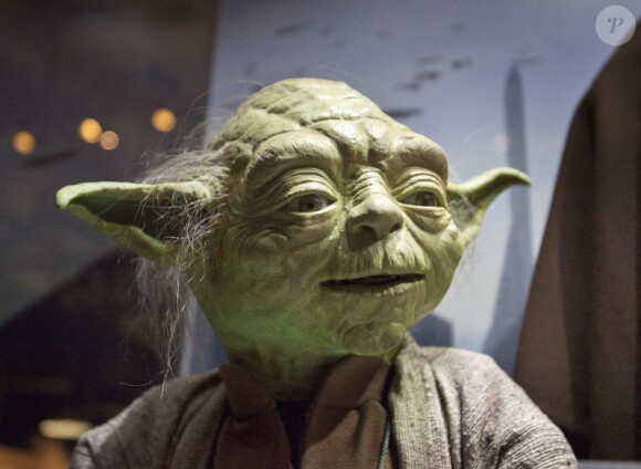 Yoda figure dans l'exposition "Star Wars: Where Science Meets Imagination," auTech Museum de San Jose, Californie. Le 15 octobre 2013.
