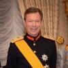 Le grand-duc Henri de Luxembourg au palais grand-ducal à Luxembourg, le 16 janvier 2020, à l'occasion de la réception du Nouvel An.