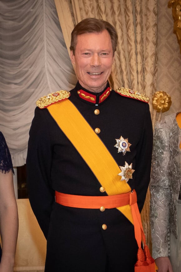 Le grand-duc Henri de Luxembourg au palais grand-ducal à Luxembourg, le 16 janvier 2020, à l'occasion de la réception du Nouvel An.