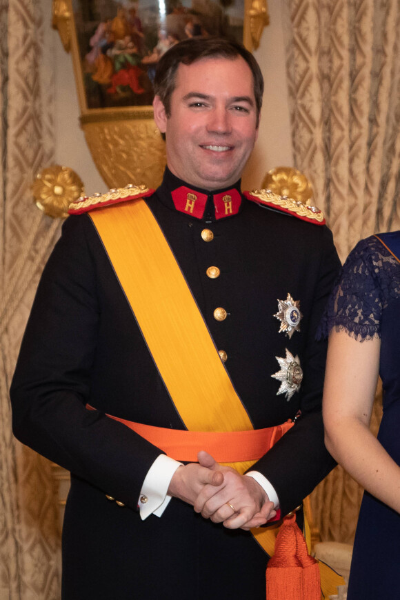 Le prince Guillaume, grand-duc héritier de Luxembourg, au palais grand-ducal à Luxembourg, le 16 janvier 2020, pour la réception du Nouvel An.