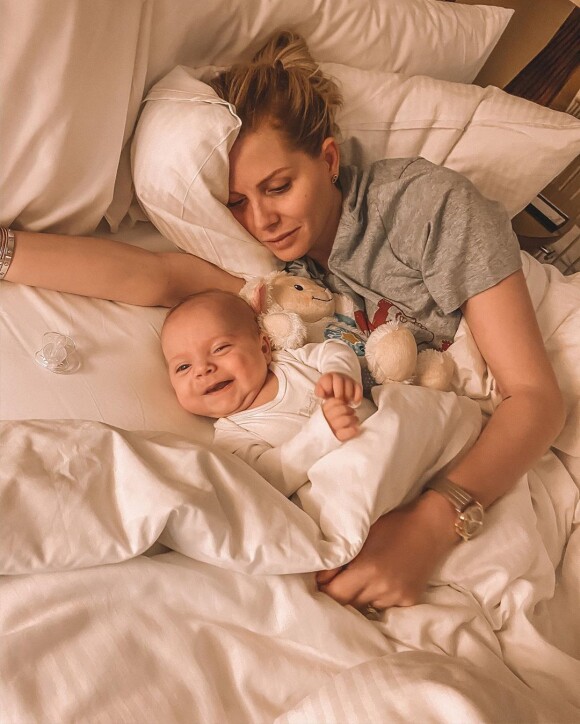 Jessica Thivenin avec son fils Maylone, le 6 janvier 2020