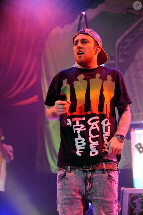 Le rappeur Mac Miller en concert à Chicago le 12 octobre 2011.