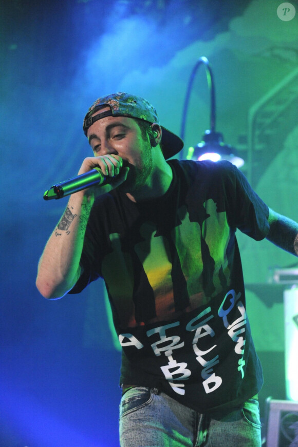 Le rappeur Mac Miller en concert à Chicago le 12 octobre 2011.