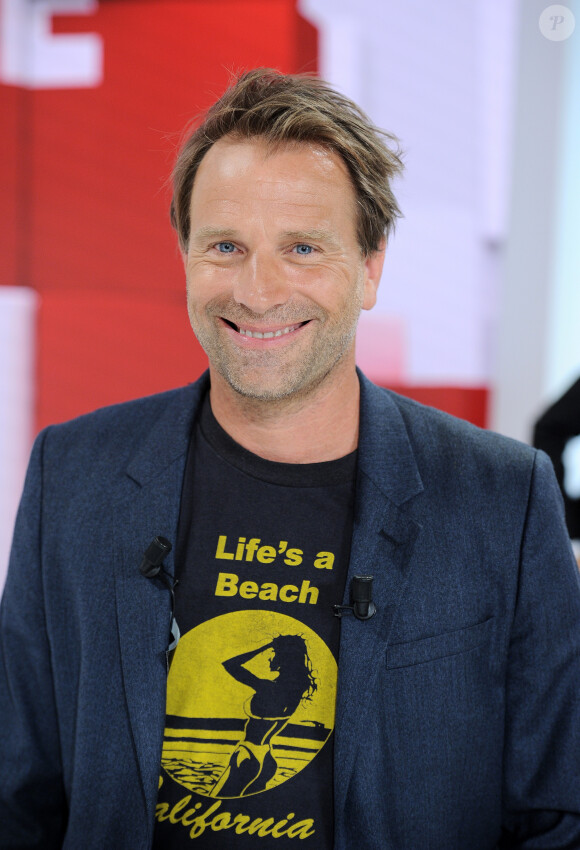 Exclusif - Thomas Jouannet - Enregistrement de l'émission ' Vivement Dimanche Prochain ' au studio Gabriel. Diffusion le 01/09/2019 sur France 2. © Guillaume Gaffiot / Bestimage. No web pour la Belgique et la Suisse.28/08/2019 - Paris