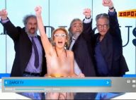 Corinne Masiero (Capitaine Marleau) se retrouve les seins nus pour Groland