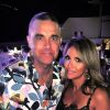 Hélène Ségara a partagé des photos d'elle avec Robbie Williams et sa femme à l'occasion d'une soirée organisée par WW. Instagram, le 20 janvier 2020.
