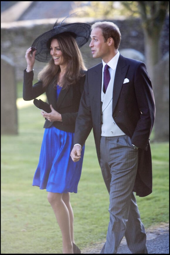 Kate Middleton et le prince William à Northleach, en octobre 2010.