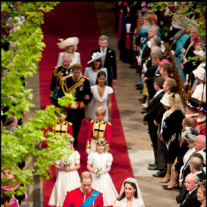 Mariage de Kate Middleton et du prince William à l'Abbaye de Westminster, le 29 avril 2011. 