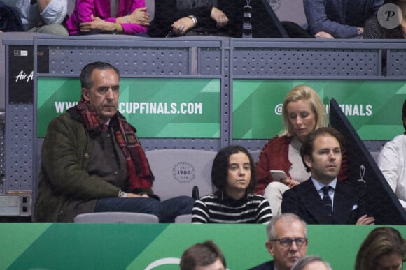 Jaime de Marichalar et sa fille Victoria Federica - L'Espagne de Nadal file en finale de la Coupe Davis à Madrid en battant l'angleterre - Madrid le 23 Novembre 2019 23/11/2019 - Madrid