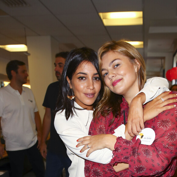 Leïla Bekhti et Louane Emera à l'opération Charity Day chez Aurel BCG partners à Paris le 11 septembre 2019. © Gwendoline Le Goff / Panoramic / Bestimage