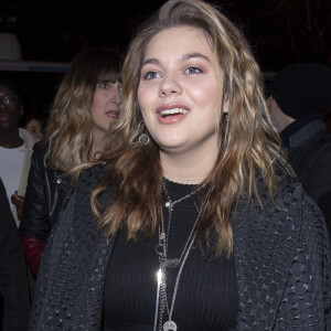 Louane Emera (enceinte) - Les célébrités arrivent au défilé de mode Haute-Couture printemps-été 2020 "Jean-Paul Gaultier" au théâtre du Châtelet à Paris le 22 janvier 2020.