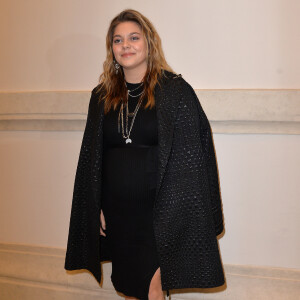 Louane Emera (enceinte) lors du photocall du dernier défilé de mode Haute-Couture printemps-été 2020 "Jean-Paul Gaultier" au théâtre du Châtelet à Paris, France, le 22 janvier 2020. © Veeren-Clovis/Bestimage