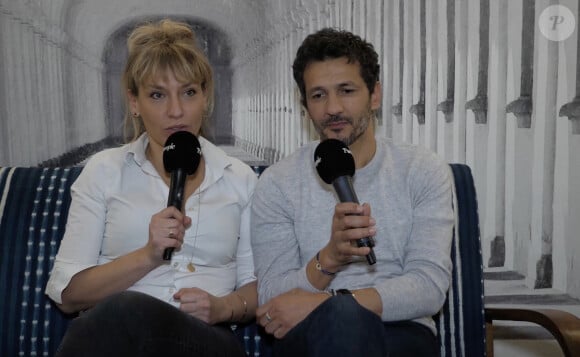 Julie Debazac et Kamel Belghazi en interview exclusive pour Purepeople. Le 20 janvier 2020.