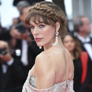 Milla Jovovich à la première de "Sibyl" lors du 72e Festival International du Film de Cannes, le 24 mai 2019.