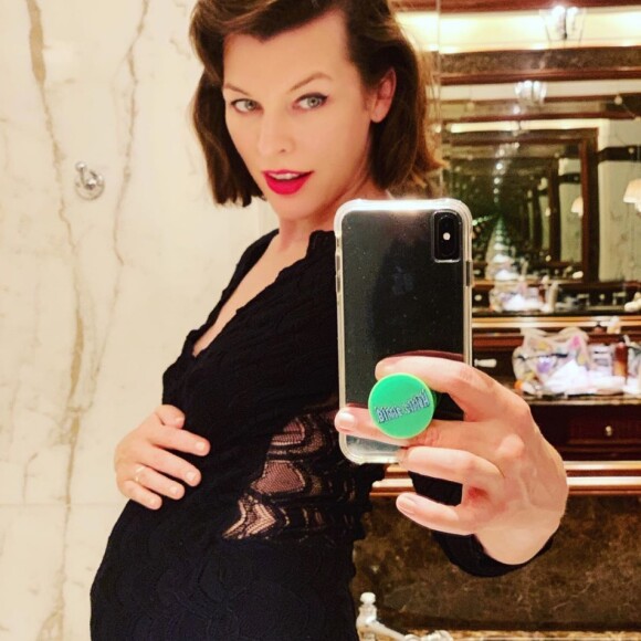 Milla Jovovich sur Instagram. Le 7 août 2019.