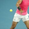 Rafael Nadal affronte Federico Delbonis lors de l'Open d'Australie. Melbourne, le 23 janvier 2020.