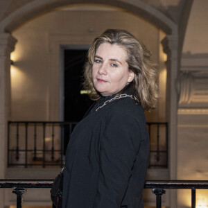 Marie-Amélie Seigner assiste à la soirée en l'honneur du don de Cindy Chao d'une broche de sa collection "Annual Butterfly" à la Galerie de Bijoux du Musée des Arts Décoratifs. Paris, le 20 janvier 2020. © Julio Piatti