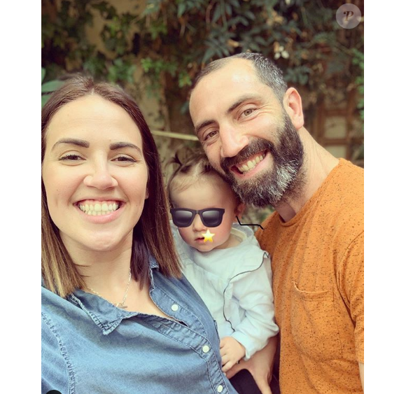 Tiffany, Justin de "Mariés au premier regard" et leur fille Romy - photo Instagram du 18 juin 2019