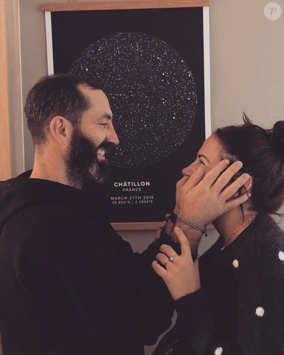 Tiffany de "Mariés au premier regard" avec son mari Justin, le 9 décembre 2019
