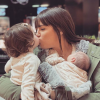 Tiffany, ancienne candidate de "Mariés au premier regard", pose avec ses filles Zélie et Romy sur Instagram - 14 décembre 2019