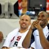 Jason Kidd, Kobe Bryant et LeBron James lors des Jeux olympiques de Pékin le 20 août 2008.