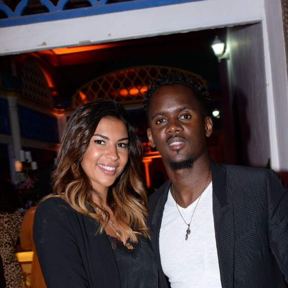 Exclusif - Black M et sa femme Léa - Fête de clôture du 9ème festival "Marrakech du Rire 2018" au Palais Bahia de Marrakech au Maroc le 15 juin 2019. © Rachid Bellak/Bestimage