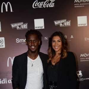 Exclusif - Black M et sa femme Léa - Fête de clôture du 9ème festival "Marrakech du Rire 2018" au Palais Bahia de Marrakech au Maroc le 15 juin 2019. © Rachid Bellak/Bestimage