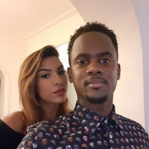 Léa Djadja et son mari Black M à Deauville - Intagram, 2 janvier 2019.