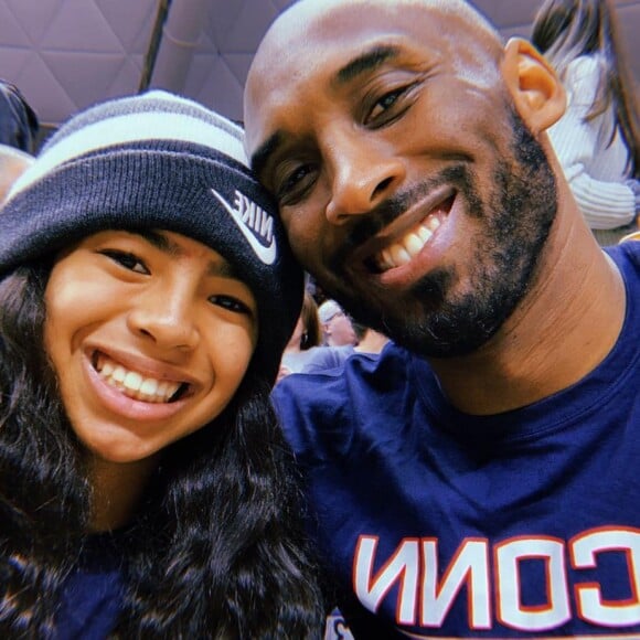 Kobe Bryant avec sa fille Gianna, le 3 mars 2019.