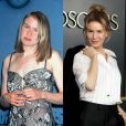  L'évolution physique de l'actrice Renée Zellweger. Ici aux MTV Movie Awards en 1997, puis au déjeuner des nominés aux Oscars à Los Angeles, le 27 janvier 2020. 
  