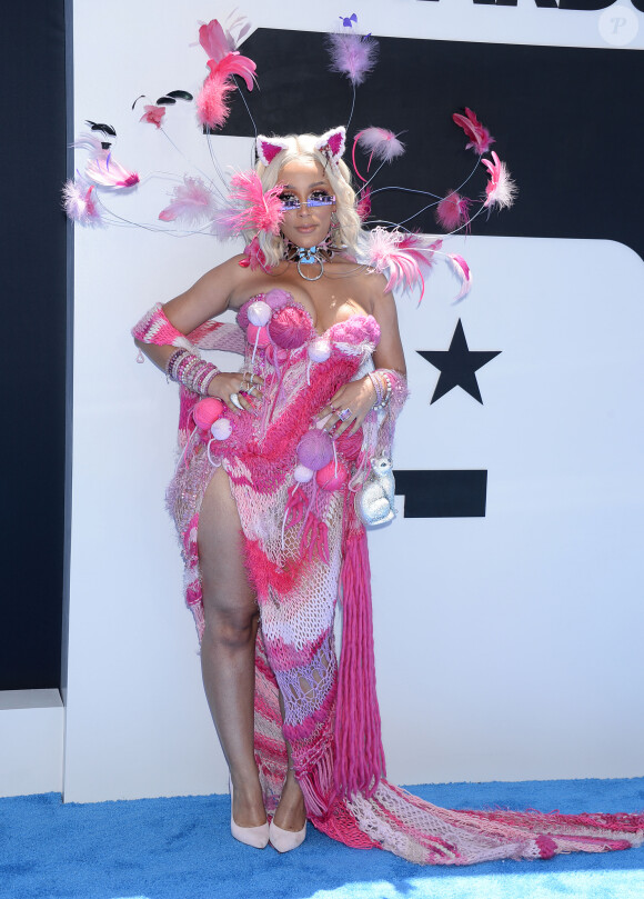 Doja Cat au photocall de la 7ème cérémonie des "BET Awards" au Staples Center à Los Angeles, le 23 juin 2019.