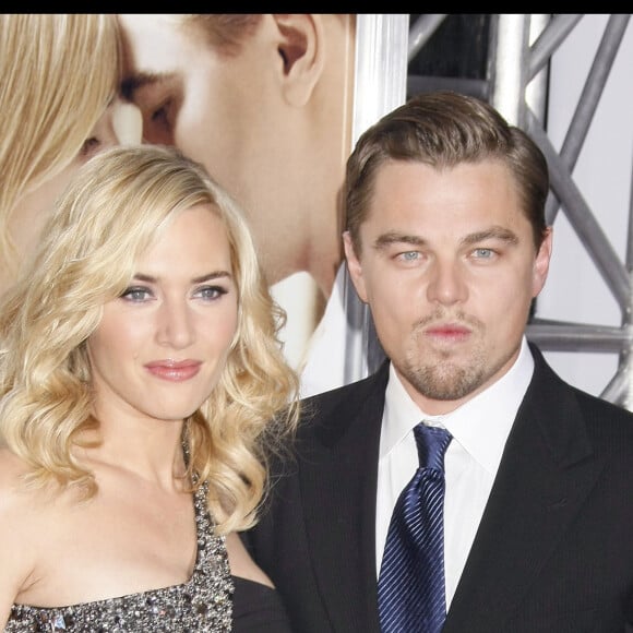 Leonardo DiCaprio et Kate Winslet à la première du film "Revolutionary Road" au Mann Village Theatre de Westwood le 15 décembre 2008.