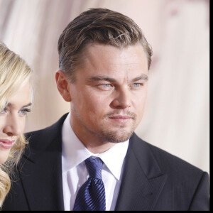 Leonardo DiCaprio et Kate Winslet à la première du film "Revolutionary Road" au Mann Village Theatre de Westwood le 15 décembre 2008.