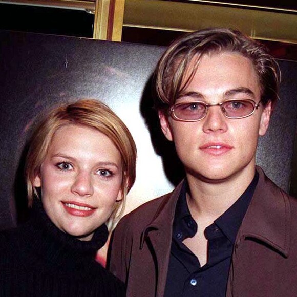 Claire Danes et Leonardo DiCaprio à la soirée "Romeo + Juliet" à Londres le 28 mars 1997.