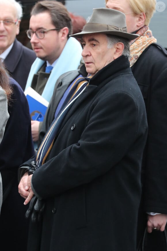 Arrivées aux obsèques de Michou en l'église Saint-Jean de Montmartre à Paris. Le 31 janvier 2020