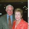 Mary Higgins Clark et son mari John J. Conheeney au Forum international du cinéma et de l'écriture à Monaco en 2001.