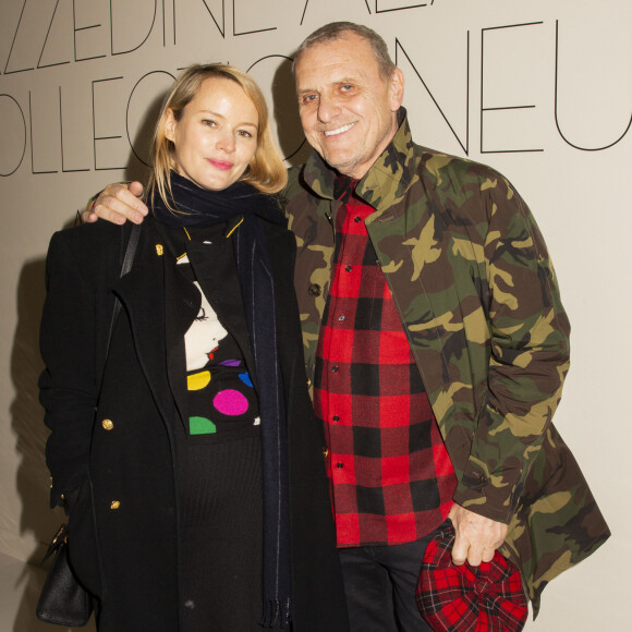 Exclusif - Jean-Charles de Castelbajac et sa femme Pauline de Drouas (enceinte) au vernissage de l'exposition "Azzedine Alaïa Collectionneur" à Paris le 19 janvier 2020. © Jack Tribeca/Bestimage