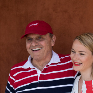 Jean-Charles de Castelbajac et Pauline de Drouas au village lors des internationaux de tennis de Roland Garros à Paris, France, le 1 juin 2019. © Jacovides-Moreau/Bestimage