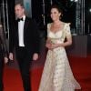 Le prince William, duc de Cambridge et Catherine Kate Middleton, la duchesse de Cambridge - 73e cérémonie des British Academy Film Awards (BAFTA) au Royal Albert Hall à Londres, le 2 février 2020.