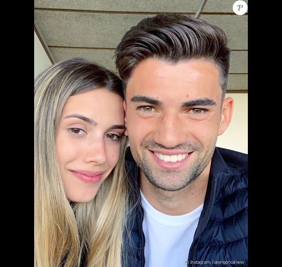 Enzo Zidane et sa comapgne Karen sur Instagram le 24 ...