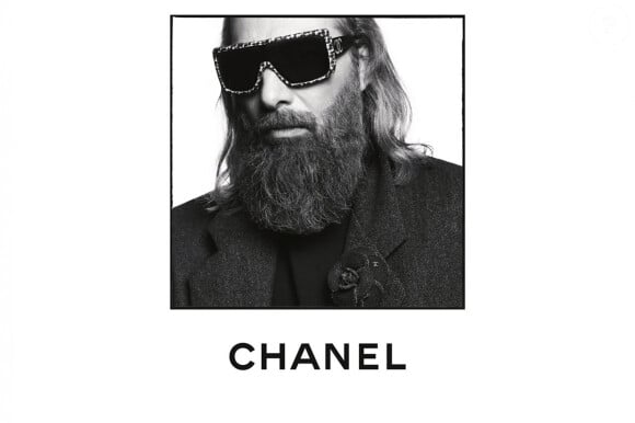 Sébastien Tellier figure sur la nouvelle campagne "eyewear" de Chanel, saison printemps-été 2020.