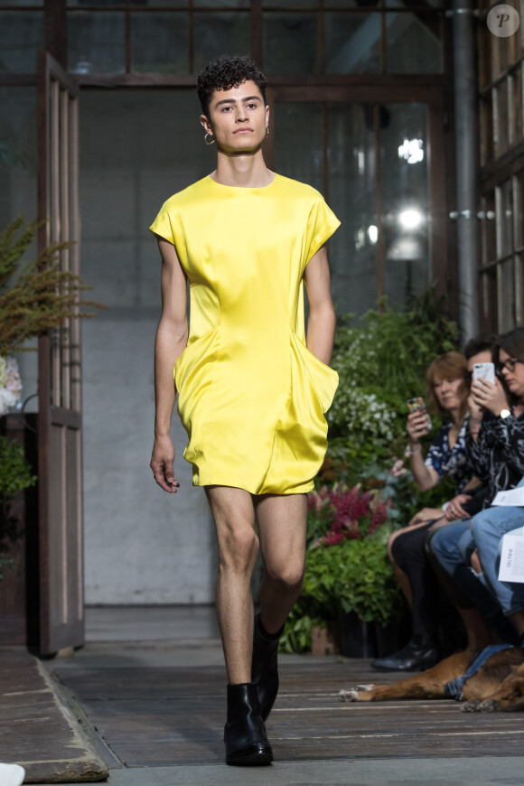 Model - Défilé Alter Designs mode homme printemps-été 2020, le premier défilé de Pauline Ducruet dans le cadre de la Fashion Week de Paris à la Cartonnerie à Paris le 18 juin 2019. © Cyril Moreau/Bestimage