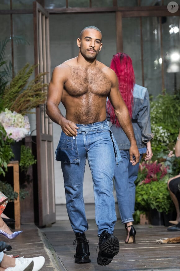 Model - Défilé Alter Designs mode homme printemps-été 2020, le premier défilé de Pauline Ducruet dans le cadre de la Fashion Week de Paris à la Cartonnerie à Paris le 18 juin 2019. © Cyril Moreau/Bestimage